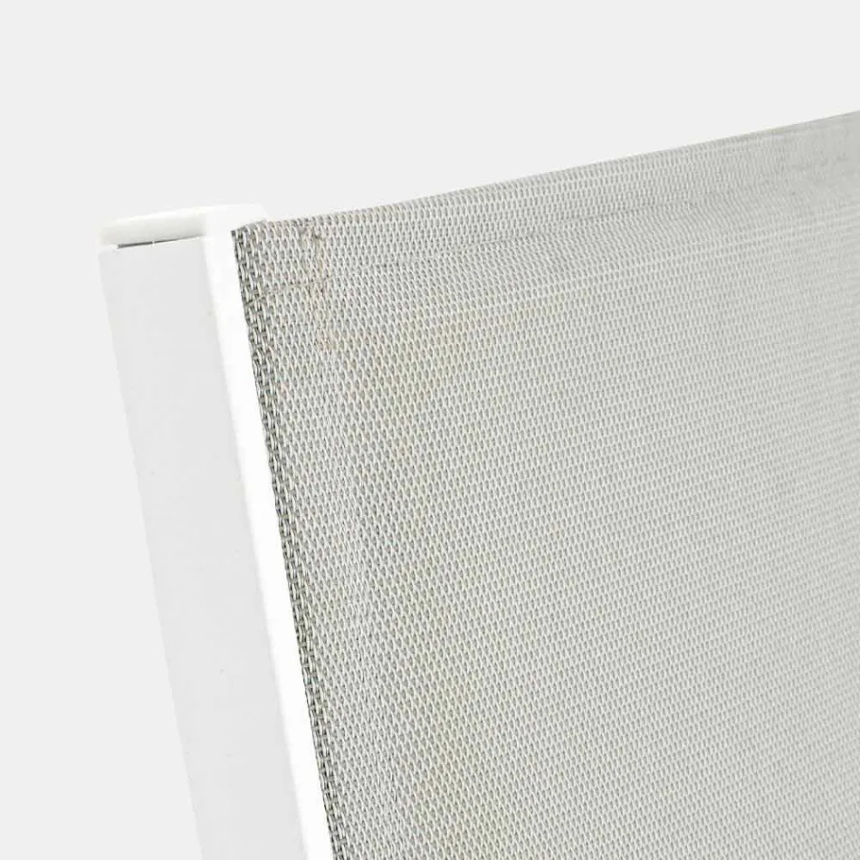 Zahradní lenoška s kolečky a sklopným opěradlem, 4 kusy - Babilonia Viadurini