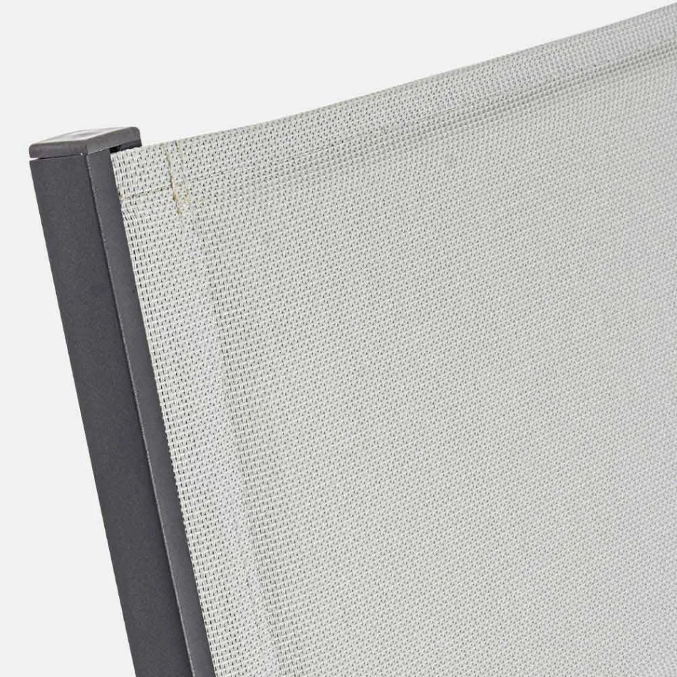 Zahradní lenoška s kolečky a sklopným opěradlem, 4 kusy - Babilonia Viadurini