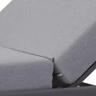 Zahradní lenoška z hliníku s látkovým potahem - Eufemia Viadurini