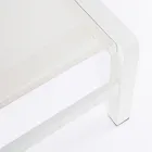 Polohovací zahradní lenoška z hliníku, Homemotion, 4 kusy - Lester Viadurini