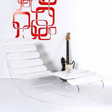 Chaise longue Design plexisklo Josue made in Italy Viadurini