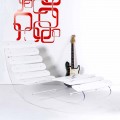 Chaise longue Design plexisklo Josue made in Italy