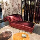 classic chaise lounge s látkovým 100% Made in Italy Basco Viadurini