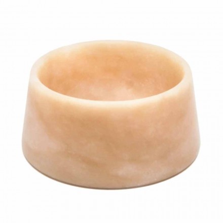 Moderní mísa pro psa a kočku v růžovém Portugalsku nebo zeleném mramoru Guatemala - Catt Viadurini