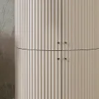 Sloup se čtyřmi dvířky se zpracováním Cannetté Made in Italy - Candy Viadurini