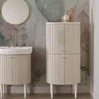 Sloup se čtyřmi dvířky se zpracováním Cannetté Made in Italy - Candy Viadurini