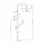 Kulatý sprchový sloup z mosazi s ruční sprchou vyrobený v Itálii - Amadeo Viadurini