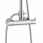 Sprchový sloup s termostatickou baterií v mosazi vyrobený v Itálii - Gallo Viadurini