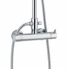 Sprchový sloup s termostatickou baterií v mosazi vyrobený v Itálii - Gallo Viadurini