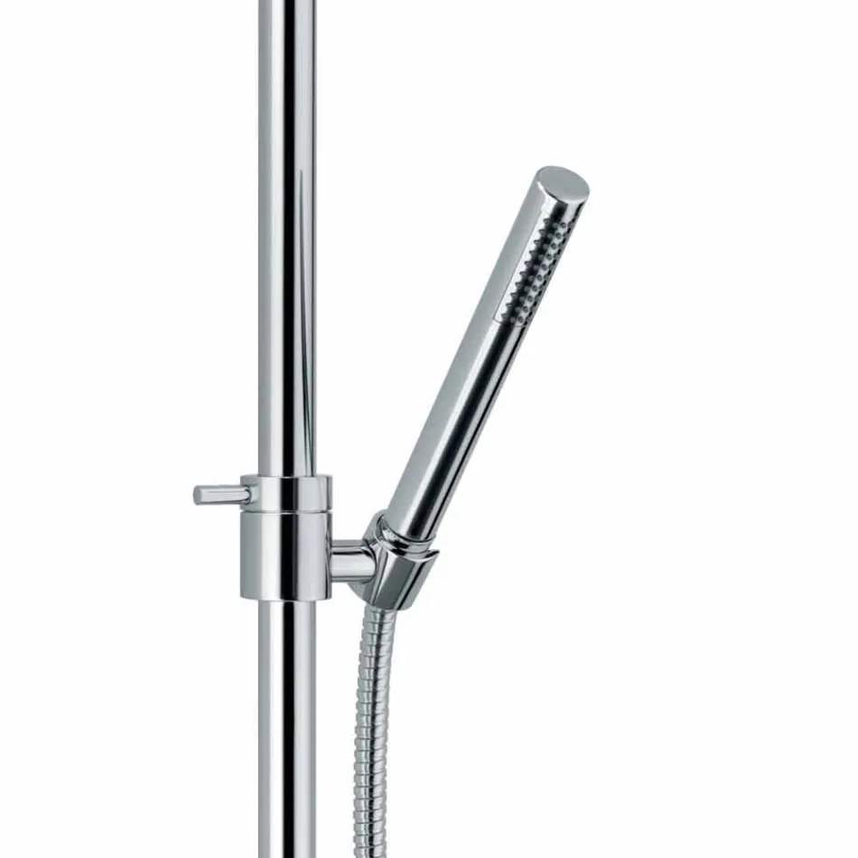 Luxusní sprchový sloup v mosazném chromovém provedení vyrobený v Itálii - Gallo Viadurini