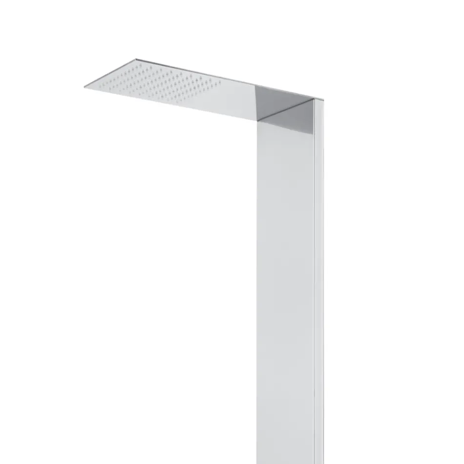 Ocelový sprchový sloup s dešťovou sprchou Made in Italy - Sailor Viadurini