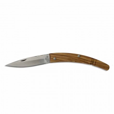 Zakřivená rukojeť nože Gobbo v rohu nebo dřevě vyrobená v Itálii - Gobbo Viadurini