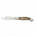 Nůž Maresciall s ručně vyrobeným jarním uzávěrem vyrobený v Itálii - Morzo