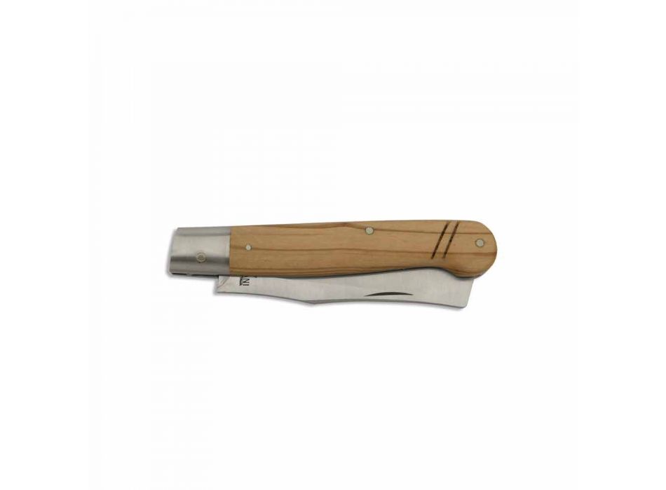 Ručně vyráběný nůž Mozzetta s ocelovou čepelí vyrobený v Itálii - Zeletta Viadurini
