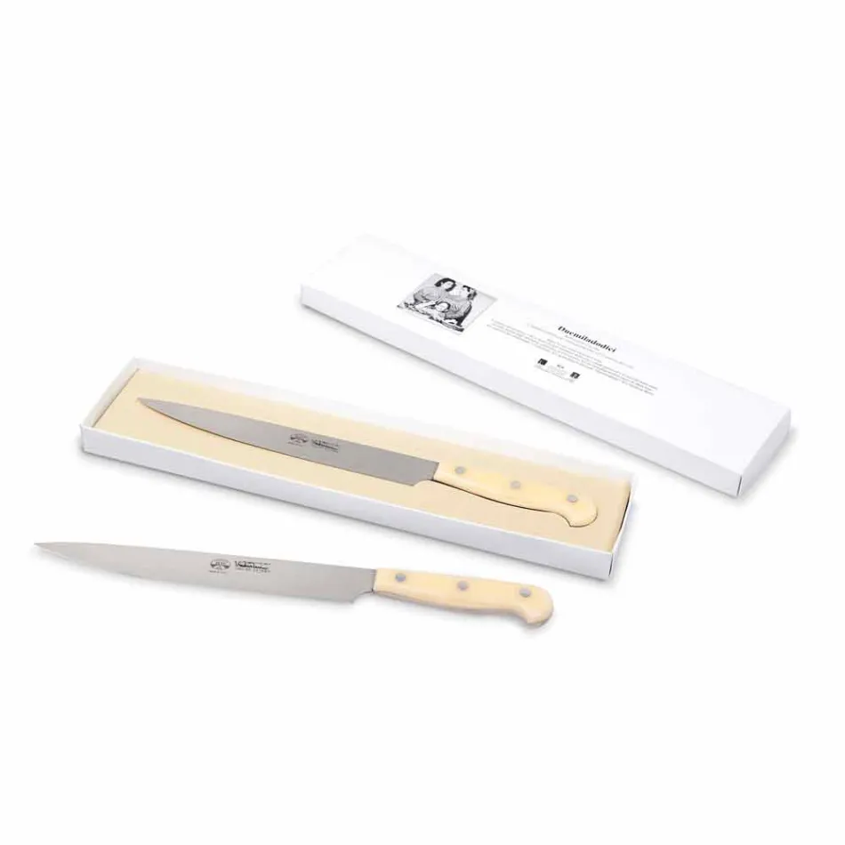 Nůž na pečenou salámu z nerezové oceli Berti exkluzivně pro Viadurini - Gracco Viadurini