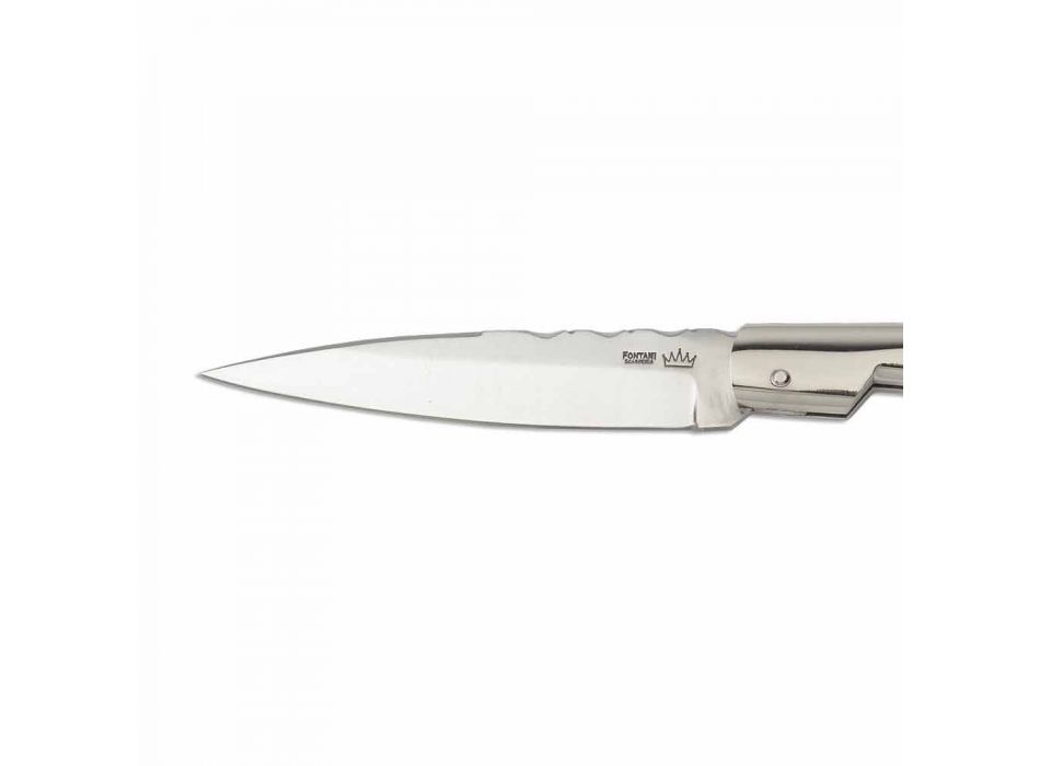 Starožitný nůž Vendetta Corsa s rukojetí Ox Horn Made in Italy - Bairo Viadurini