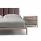 Dresser 2 dřevěné šuplíky moderní design pevné ořech, Nino Viadurini