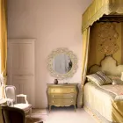 Zaoblená komoda se 3 zásuvkami v různých povrchových úpravách Made in Italy - Gamad Viadurini