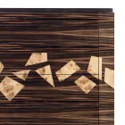 Designový ebenový dřevěný komoda 4Cassetti Grilli Zarafa vyrobený v Itálii Viadurini