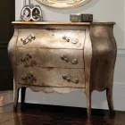 Komoda z lipové laťovky se 3 zásuvkami Made in Italy - Bled Viadurini