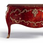 Dresser v mramoru a dekoracemi v ottore designem, vyrobený v Itálii, Gildo Viadurini