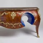 Dresser v mramoru a dekoracemi v ottore designem, vyrobený v Itálii, Gildo Viadurini