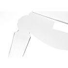 Noční stolek Artisan v průhledném klasickém designu z plexiskla - Salino Viadurini