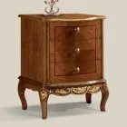 Dřevěná ložnice se 3 zásuvkami Vyrobeno v Itálii - Chantilly Viadurini