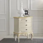 Dřevěná ložnice se 3 zásuvkami Made in Italy - Chantilly Viadurini