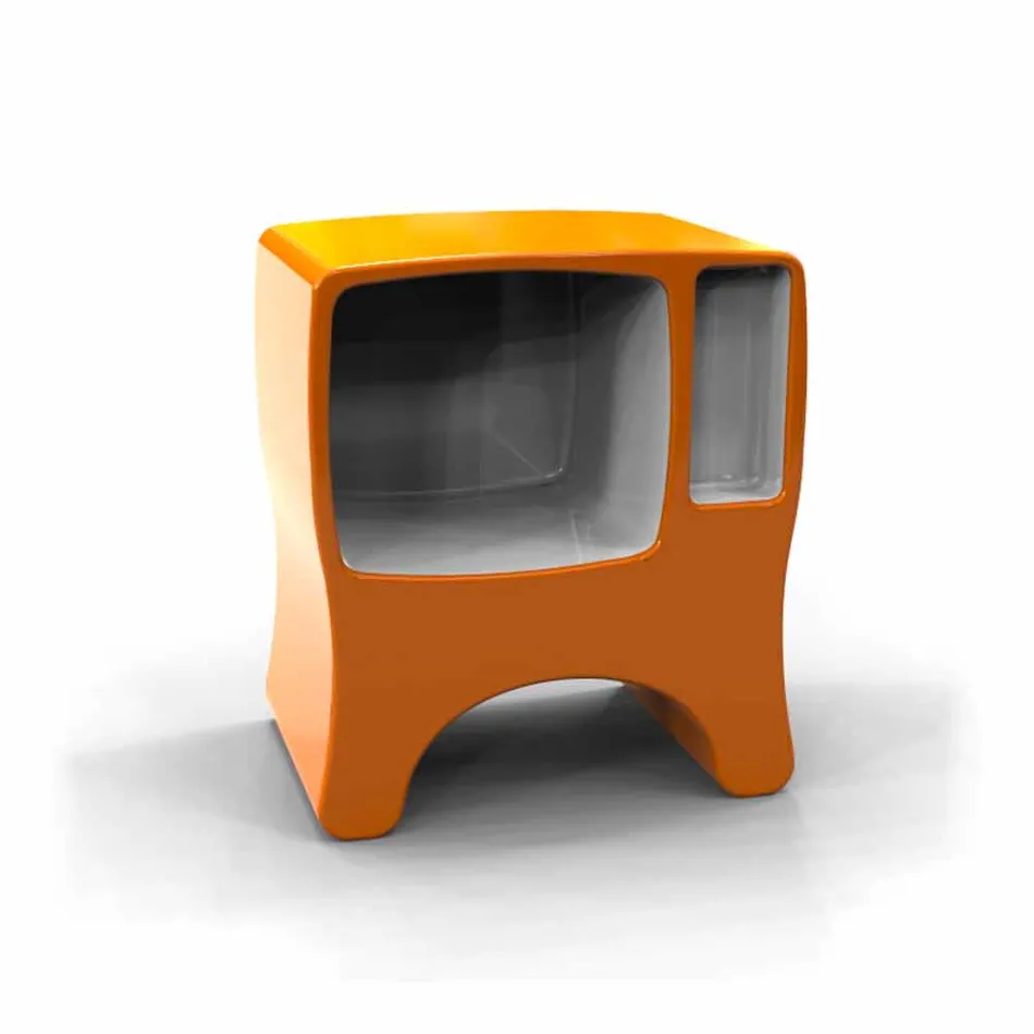 Designový noční stolek v Adamantx® Catodico Vyrobeno v Itálii Viadurini