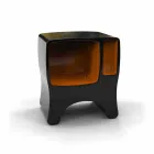 Designový noční stolek v Adamantx® Catodico Vyrobeno v Itálii Viadurini