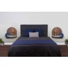 Moderní designový noční stolek skládající se ze 3 modulárních překližkových panelů - Marea Viadurini