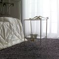 Celoželezný noční stolek se stříbrnou povrchovou úpravou Meccata Vyrobeno v Itálii - Benátky