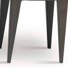 Mramorový noční stolek s dřevěnou konstrukcí, vysoká kvalita vyrobená v Itálii - Raise Viadurini