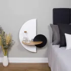 Moderní modulární noční stolek v překližce Elegantní a všestranný design - Ramia Viadurini