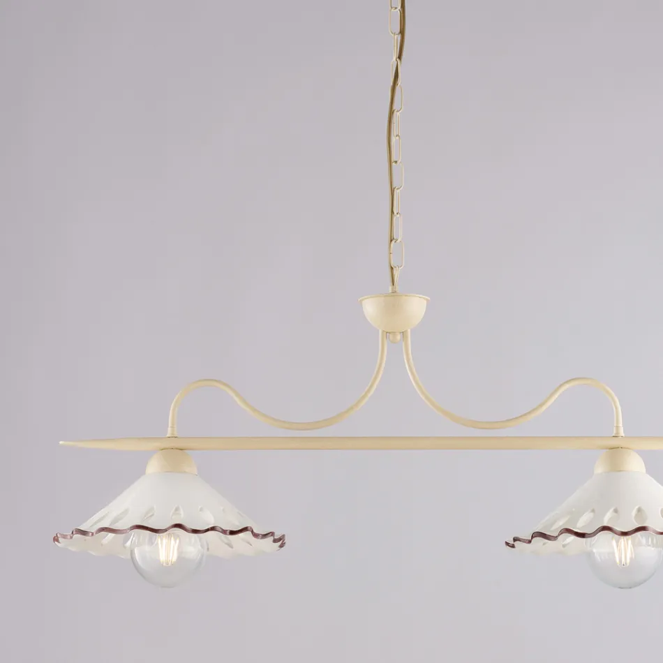 Světelný designový doplněk ze skla a kovu vyrobený v Itálii s elegantním vzhledem - Mira Viadurini