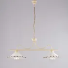 Světelný designový doplněk ze skla a kovu vyrobený v Itálii s elegantním vzhledem - Mira Viadurini