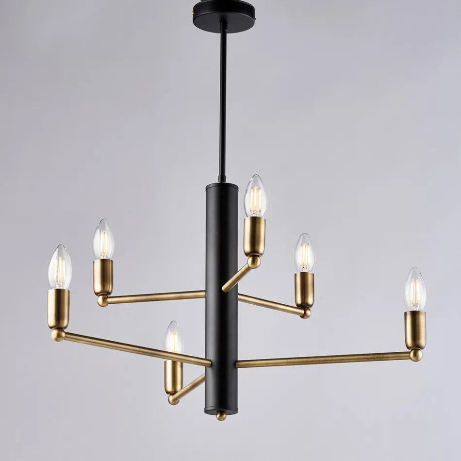 Světelný designový doplněk ze skla a kovu vyrobený v Itálii se stylovým vzhledem - Ursa Viadurini