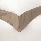 Kompletní jeden a půl povlak na přikrývku ze 100% bavlny a 10% bavlněného saténu - detail Viadurini