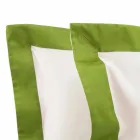 Saténový set pro manželskou postel s barevnými okraji - hyacint Viadurini