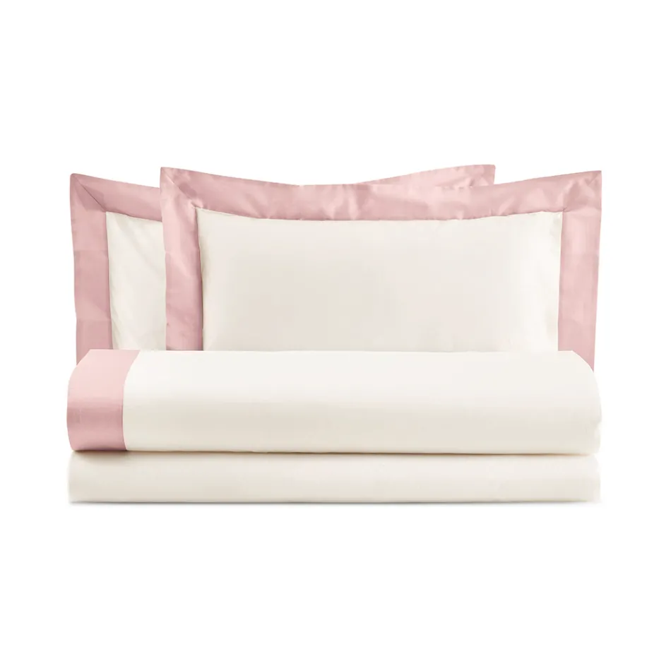 Kompletní manželská postel ze 100% bavlny a 10% bavlněného saténu - detail Viadurini