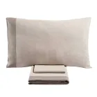 Dvojlůžková souprava z 90% bavlny a 10% lnu Made in Italy - Nestle Viadurini