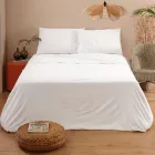 Kompletní manželská postel z čisté bavlny barvená a stínovaná – delikatesa Viadurini