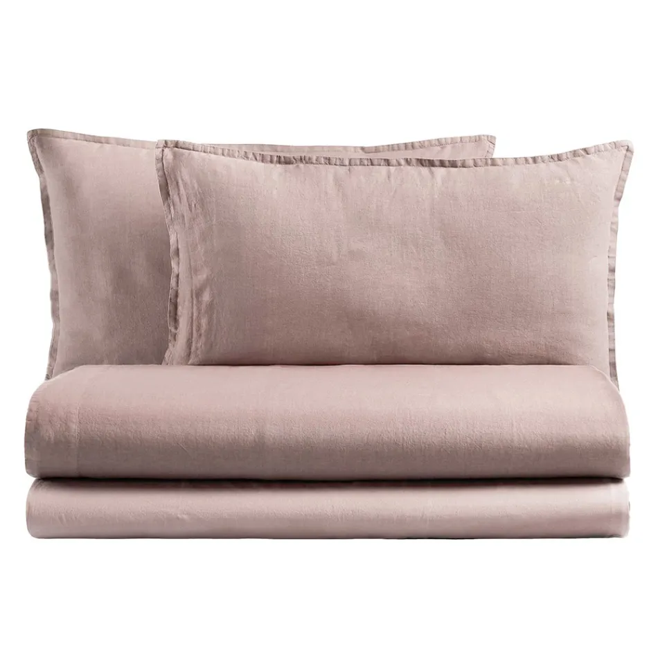 Kompletní manželská postel z čisté bavlny barvená a stínovaná – delikatesa Viadurini