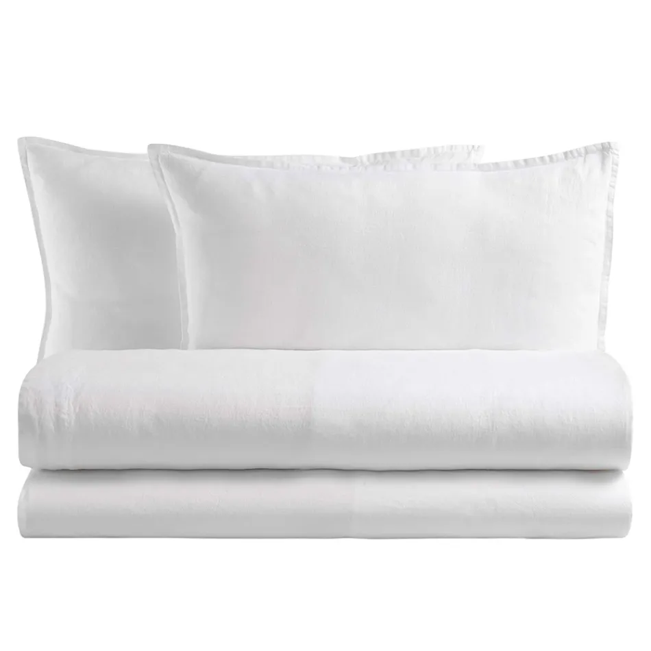 Kompletní manželská postel z čisté bavlny barvená a stínovaná – delikatesa Viadurini