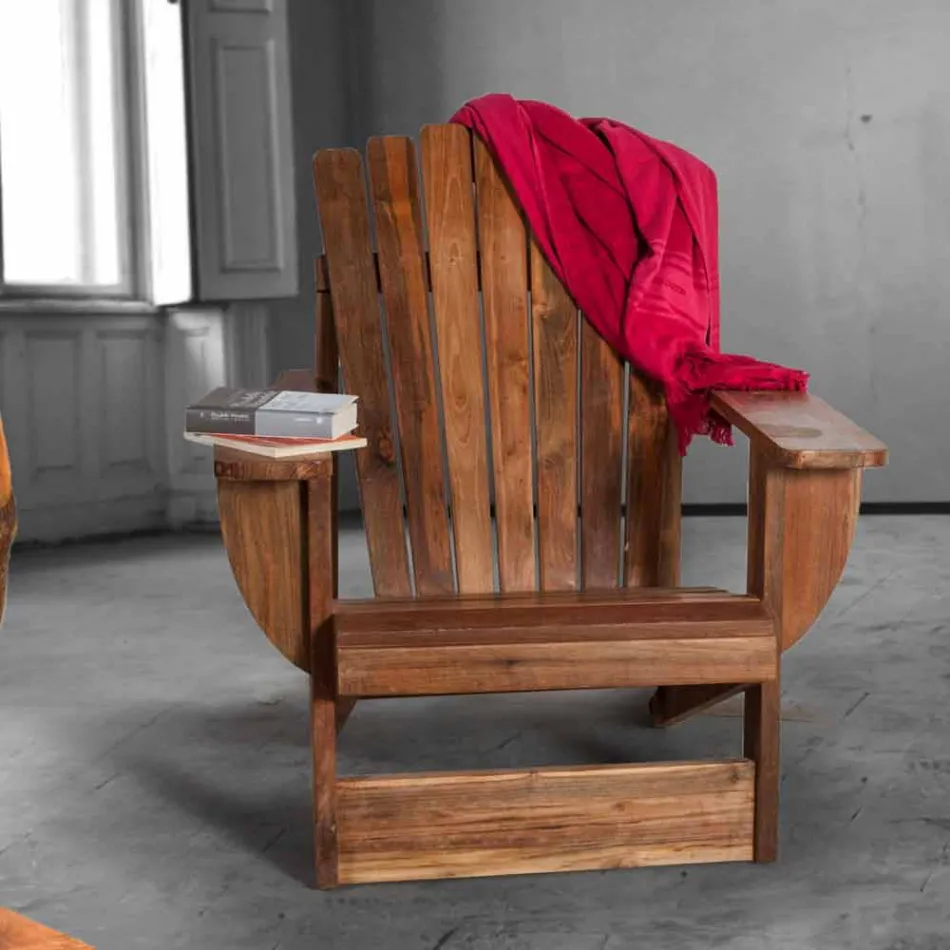 Složení 2 Koupelnový nábytek z masivního teakového dřeva - Solferino Viadurini