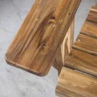 Složení 2 Koupelnový nábytek z masivního teakového dřeva - Solferino Viadurini