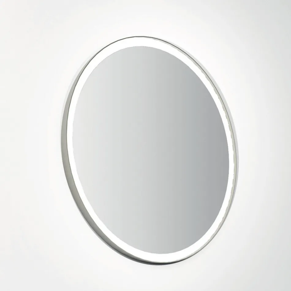 Složení 3 Koupelnový nábytek z kovu a luxusního dubu Ecolegno - Cizco Viadurini