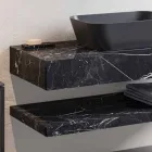 Složení 3 Koupelnový nábytek Gres a umyvadlo Vetrochina 3 barvy - Ramentina Viadurini