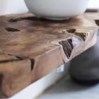 Složení 3 Závěsný koupelnový nábytek s umyvadlem z bílé pryskyřice - Dazzle Viadurini